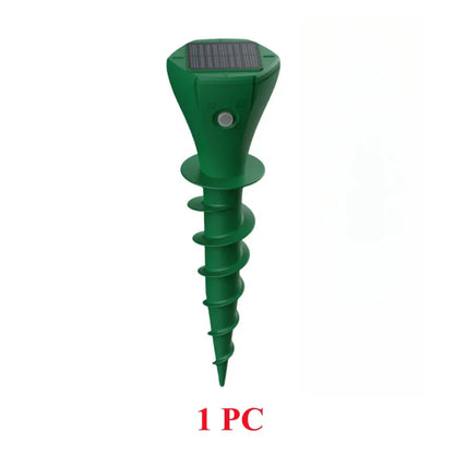 Garduru MOLE REPELLER – Solarbetriebener Maulwurfschreck mit 3 Vibrationsmodi & IP65 für effektiven Gartenschutz