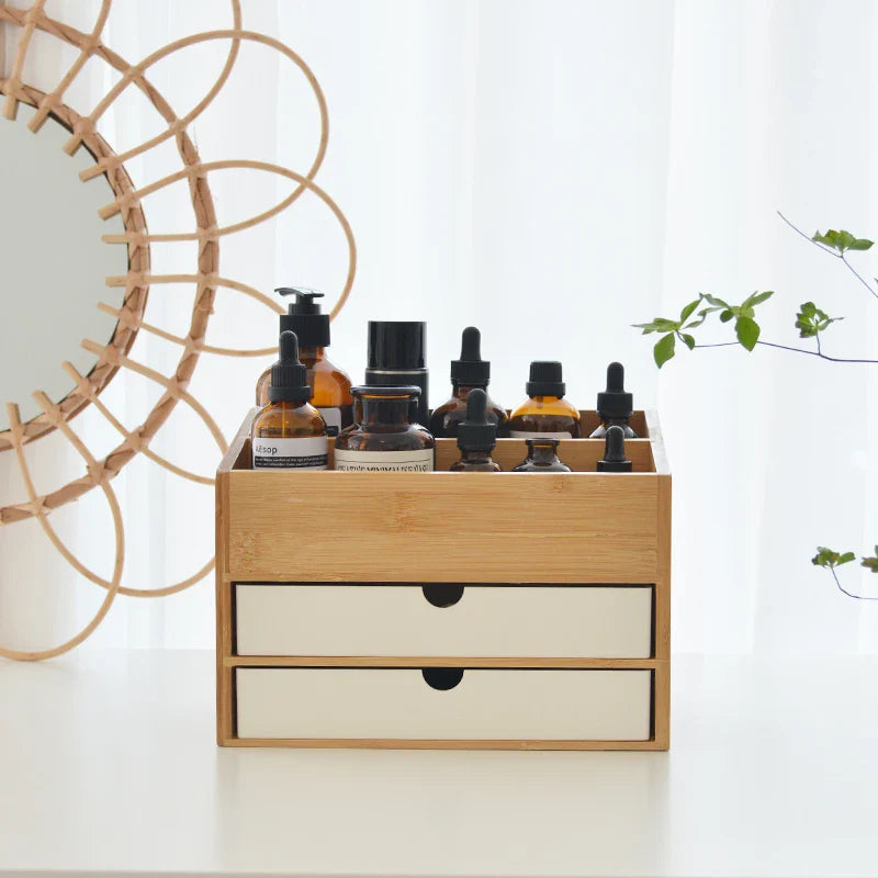 Bamboo Kosmetik- und Schmuck-Organizer