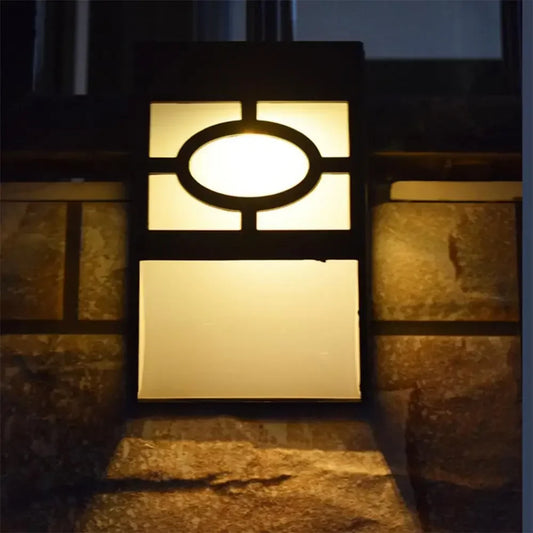 Solar Wandleuchte mit LED – Moderne Außenbeleuchtung für Garten & Terrasse, Wandlampen