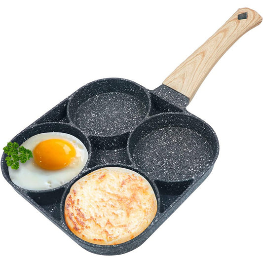 Garduru Antihaft 4 Tassen für Eierpfannkuchen
