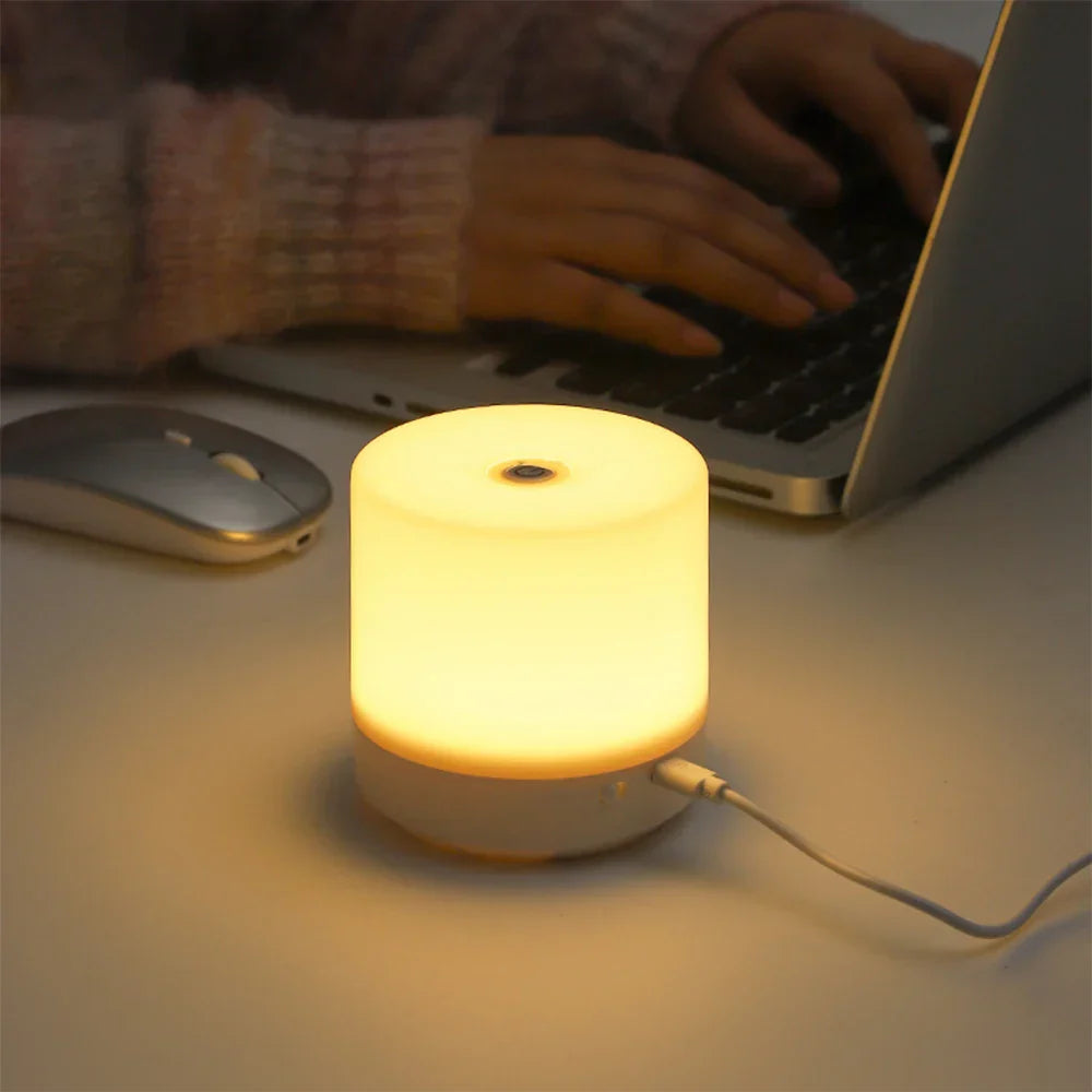GlowEase – Kompakte LED-Nachtlampe mit Touch-Dimmung