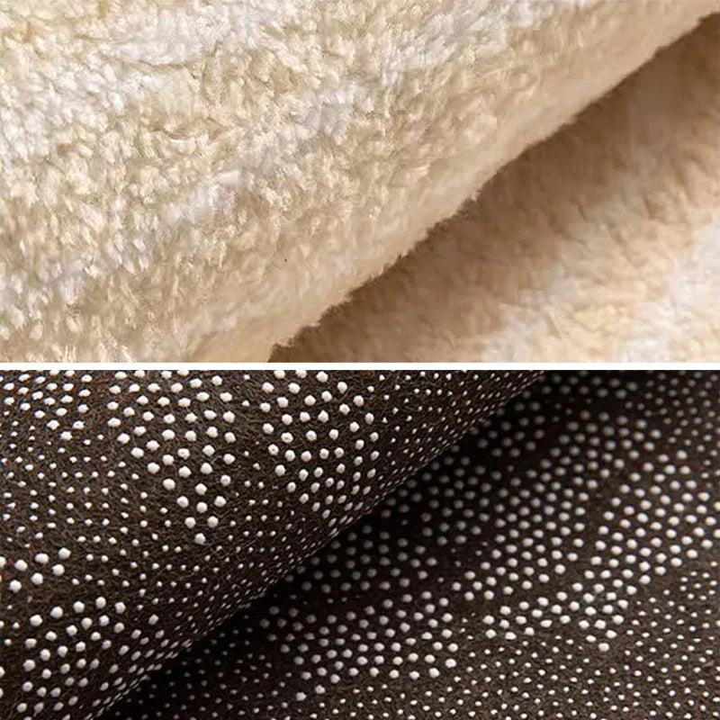 Royaleva Moderner Nachttischteppich - Weicher Faux Cashmere Rutschfester Langer Bereichsteppich