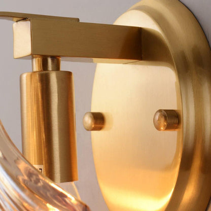 Garduru Wandleuchte – Elegante küsteninspiriertes Messing- und Glaswandlicht