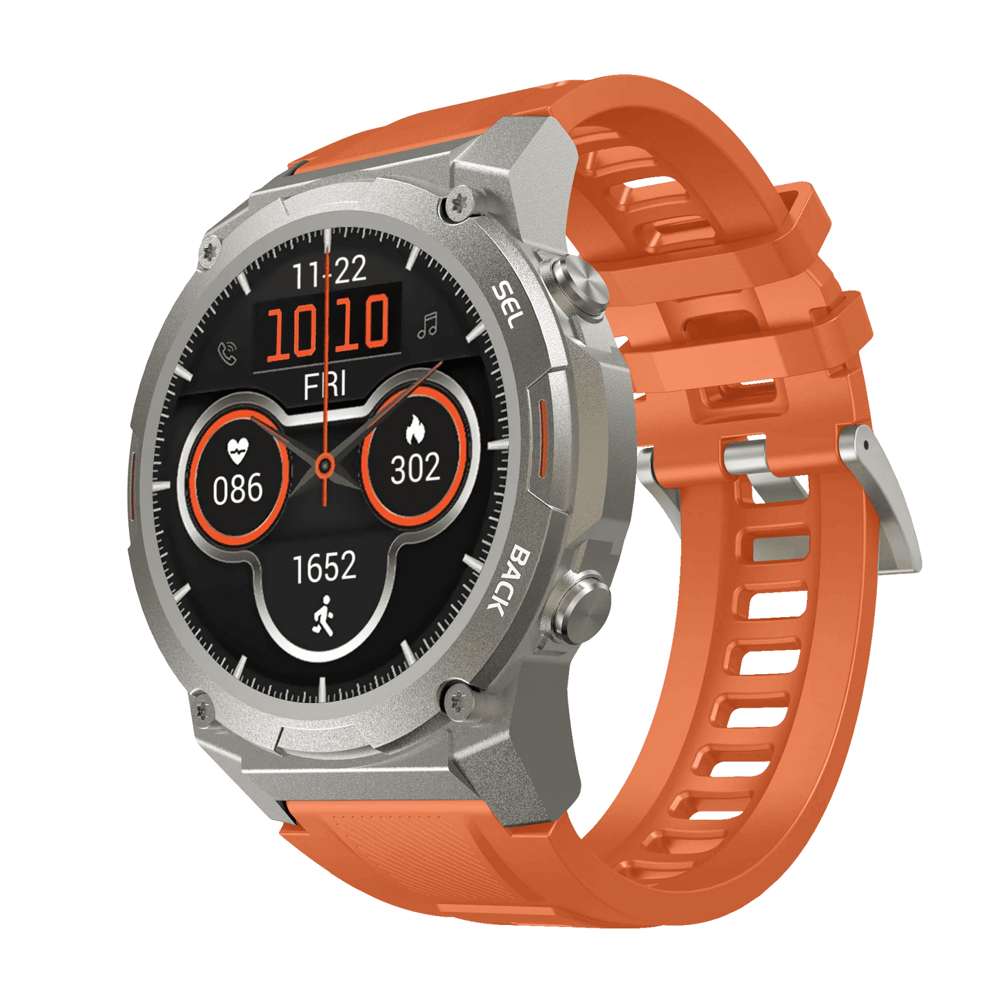 Smartwatch Rugged Wasserdicht Fitness Outdoor Tracker