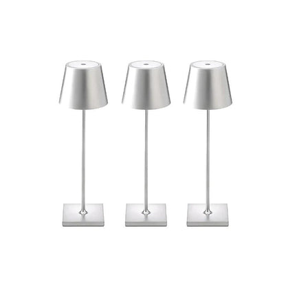 LumiFlex – Luxuriöse kabellose Tischlampe mit einstellbarer Beleuchtung