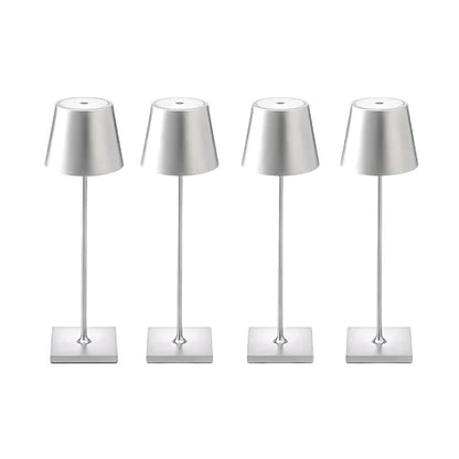 LumiFlex – Luxuriöse kabellose Tischlampe mit einstellbarer Beleuchtung