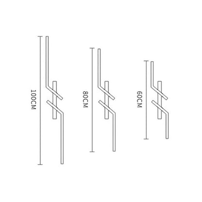 Moderne LED-Wandleuchte, lange Streifen-Wandlampe