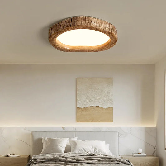 Garduru Holz-Effekt LED Deckenleuchte – Warmes & Einladendes Ambiente
