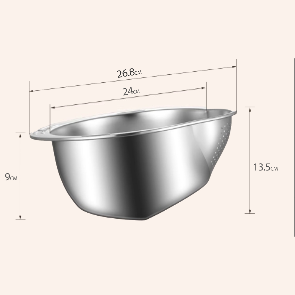 Smart Drain Food Mesh Sieb