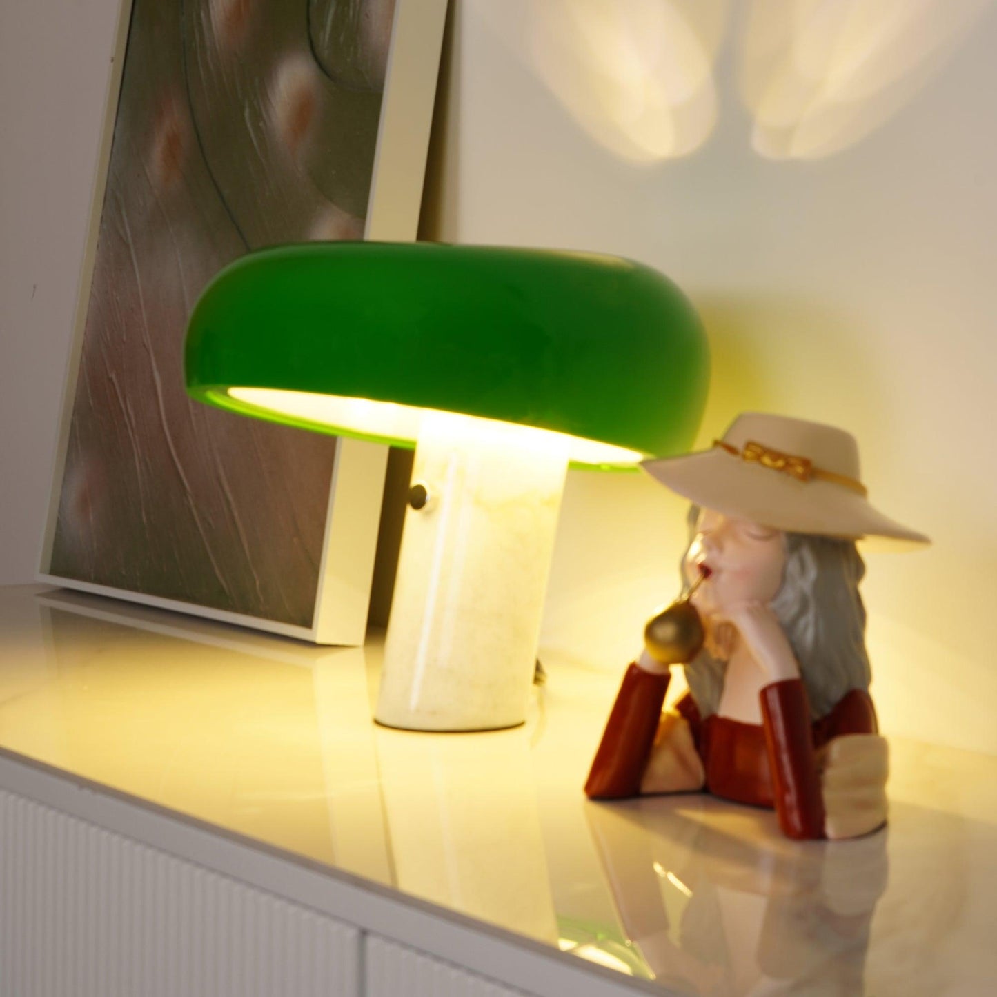 Tischlampe StoneGlow aus Marmor - Zeitlose Eleganz und modernes Design