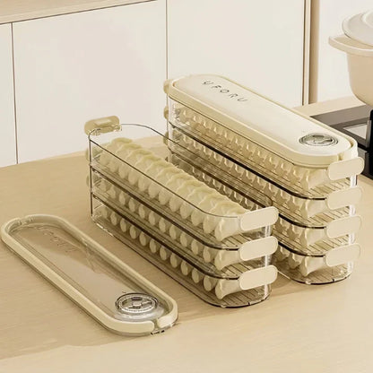 Stapelbare Frischhaltebehälter Mit Frischhalteventil - Aufbewahrungslösungen Für Lebensmittel im Kühlschrank - 4er Set