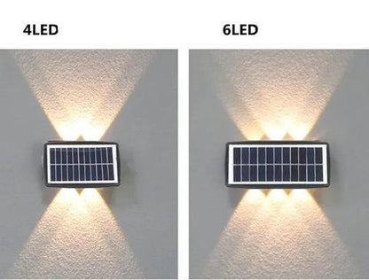 SolarStream – Solar-Wandleuchte für den Außenbereich