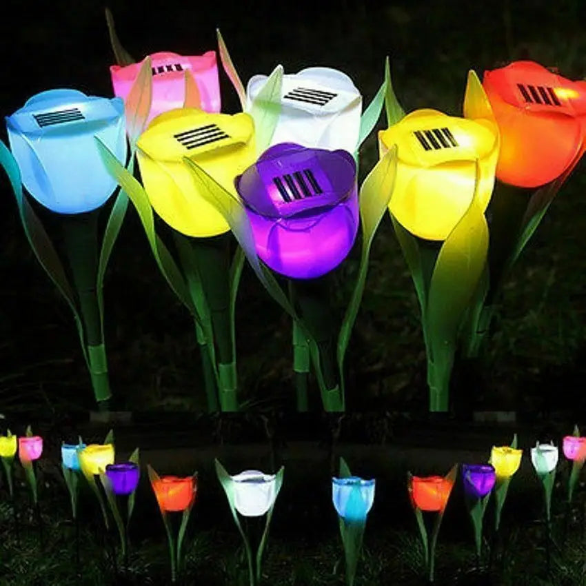 PetalGlow – Solar-Tulpen-Blumenlampen