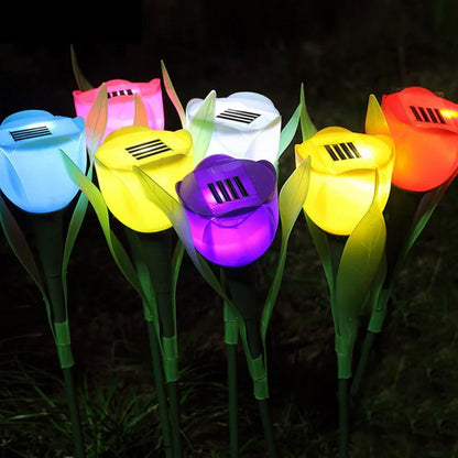 PetalGlow – Solar-Tulpen-Blumenlampen