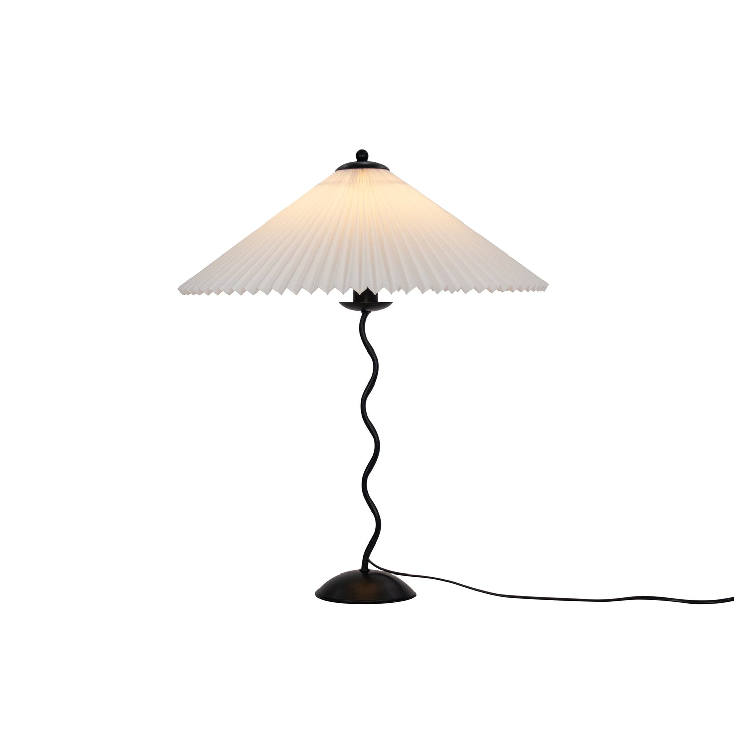 Tischlampe Squiggle – Moderne Lampe mit gewelltem Design für Wohnzimmer, Schlafzimmer und Büro