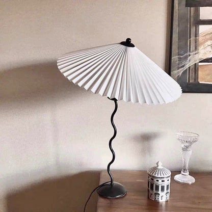 Tischlampe Squiggle – Moderne Lampe mit gewelltem Design für Wohnzimmer, Schlafzimmer und Büro