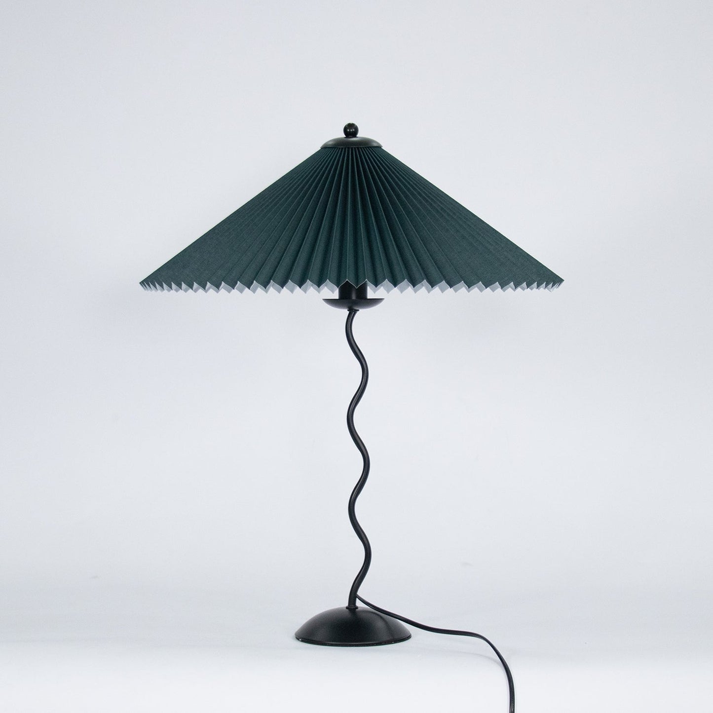 Tischlampe Squiggle – Moderne Lampe mit gewelltem Design für Wohnzimmer, Schlafzimmer und Büro
