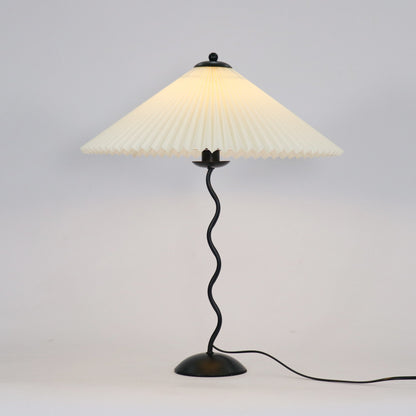 Tischlampe Squiggle – Moderne Lampe mit gewelltem Design für Wohnzimmer, Schlafzimmer und Büro