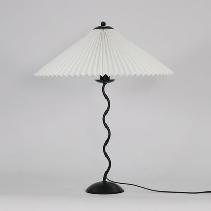 Tischlampe Squiggle – Moderne Lampe mit gewelltem Design für Wohnzimmer, Schlafzimmer und Büro