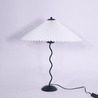 Tischlampe Squiggle – Moderne Lampe mit gewelltem Design für Wohnzimmer, Schlafzimmer und Büro