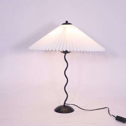 Tischlampe Squiggle – Moderne Lampe mit gewelltem Design für Wohnzimmer, Schlafzimmer und Büro