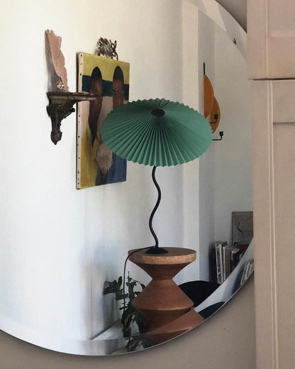 Tischlampe Squiggle – Moderne Lampe mit gewelltem Design für Wohnzimmer, Schlafzimmer und Büro