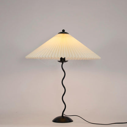 Tischlampe Squiggle – Moderne Lampe mit gewelltem Design für Wohnzimmer, Schlafzimmer und Büro
