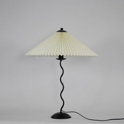 Tischlampe Squiggle – Moderne Lampe mit gewelltem Design für Wohnzimmer, Schlafzimmer und Büro