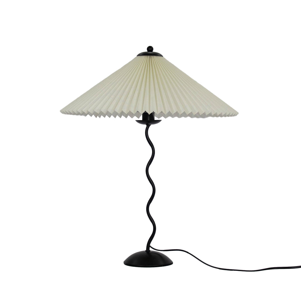 Tischlampe Squiggle – Moderne Lampe mit gewelltem Design für Wohnzimmer, Schlafzimmer und Büro