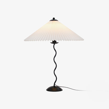 Tischlampe Squiggle – Moderne Lampe mit gewelltem Design für Wohnzimmer, Schlafzimmer und Büro
