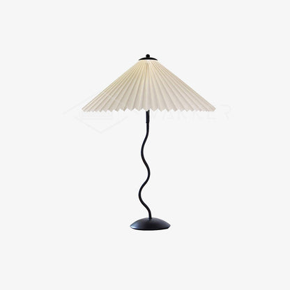 Tischlampe Squiggle – Moderne Lampe mit gewelltem Design für Wohnzimmer, Schlafzimmer und Büro