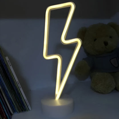 Moderne Neonlampe aus Acryl mit USB-Ladung für einzigartige Atmosphäre