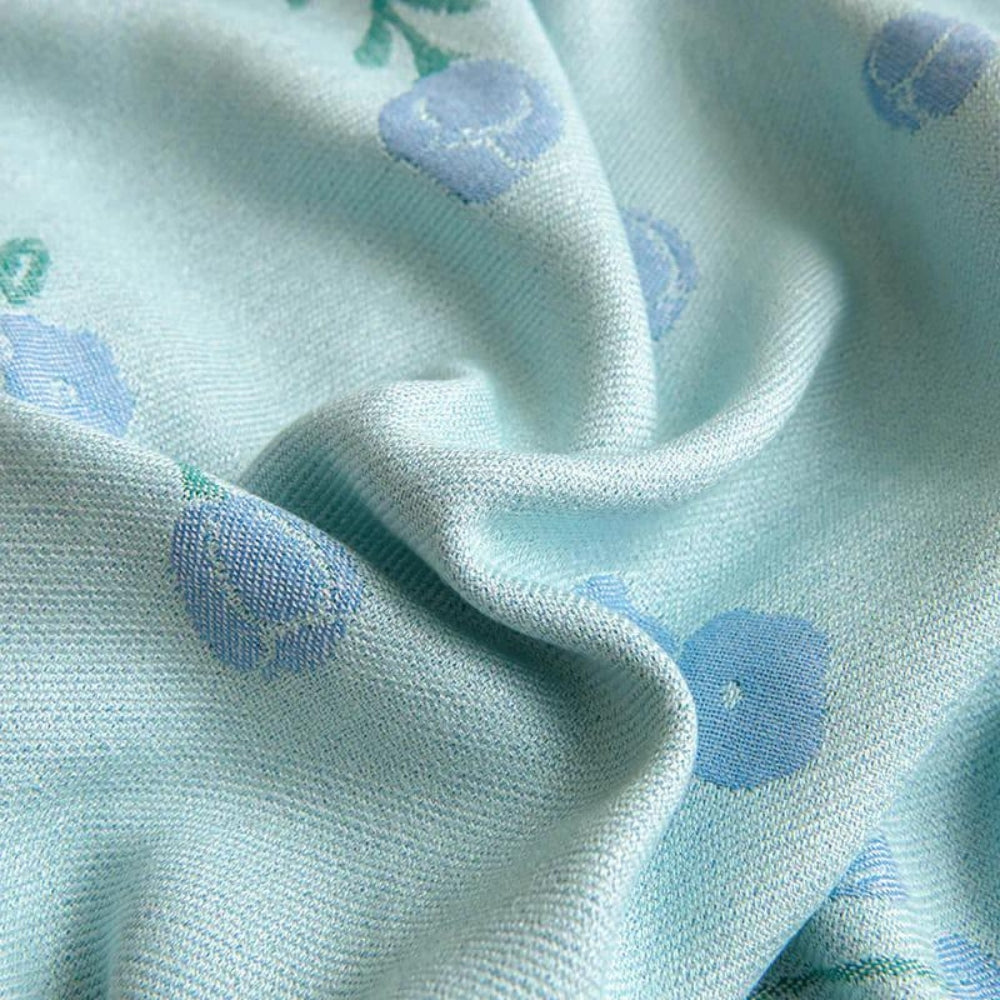 Blaue Blumen Bambusfaser Kühldecke