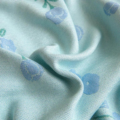 Blaue Blumen Bambusfaser Kühldecke