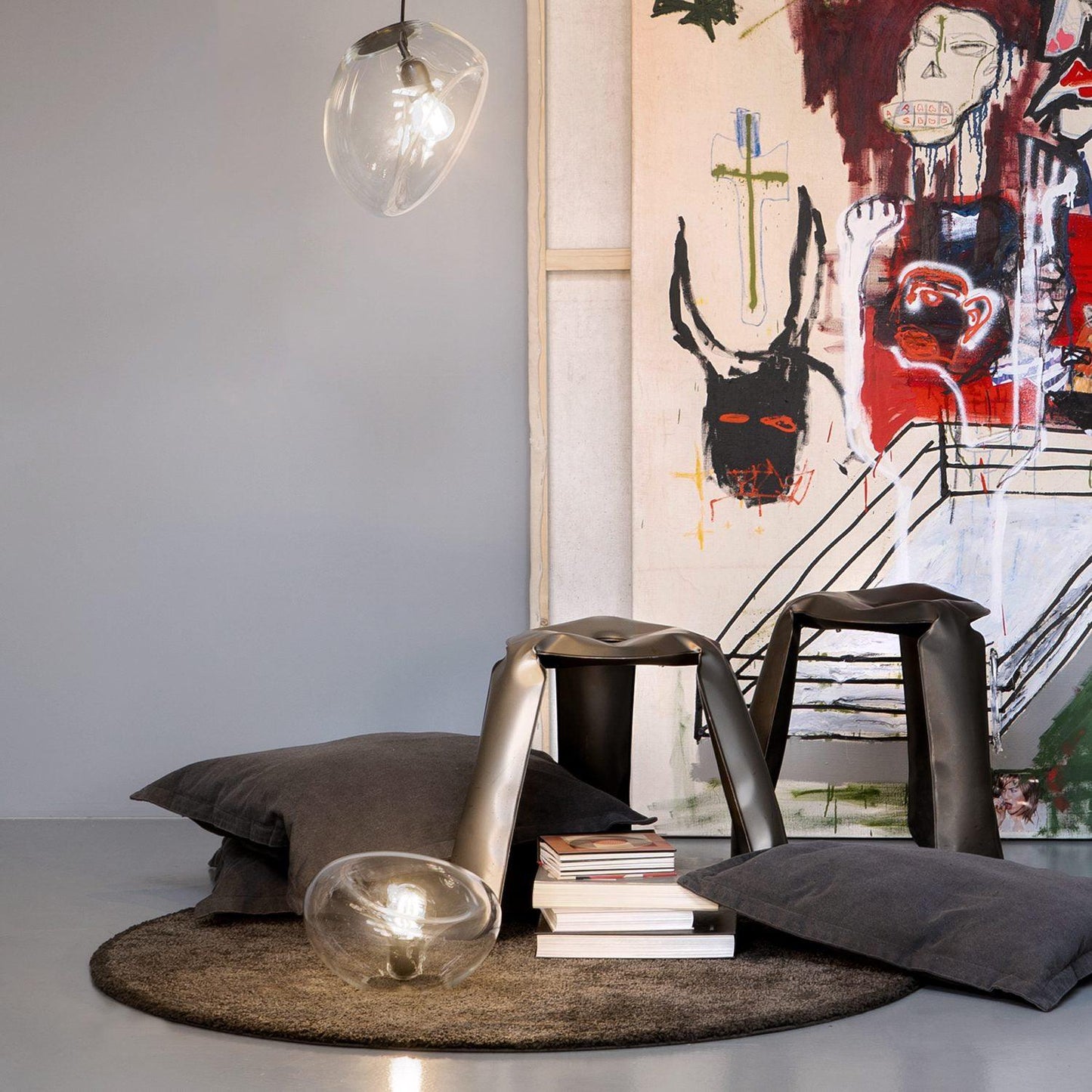 Hängelampe Wassertropfen – Modernes Beleuchtung aus geblasenem Glas