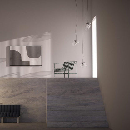 Hängelampe Wassertropfen – Modernes Beleuchtung aus geblasenem Glas