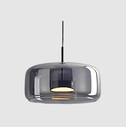 Moderne Aufhängung Le Trio de Hailie – Hängelampen-Set aus Glas und Metall