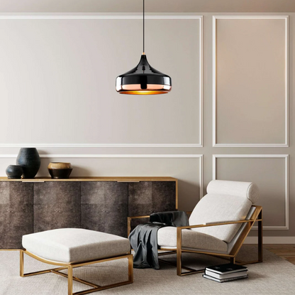 Suspension Midnight Gloss – Elegante Leuchte mit zeitgenössischem Design