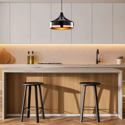 Suspension Midnight Gloss – Elegante Leuchte mit zeitgenössischem Design