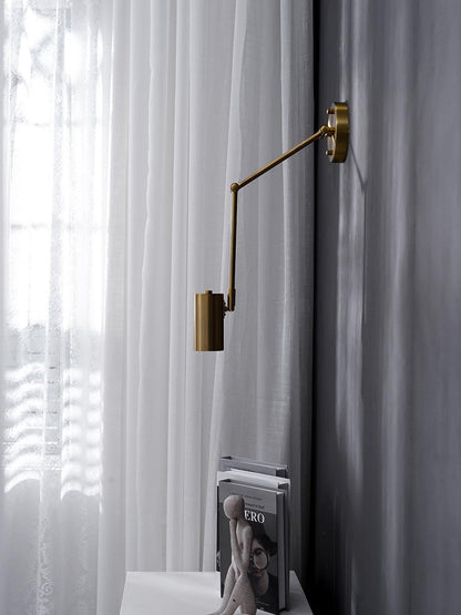 Moderne Wandleuchte aus Eisen mit integrierter LED - Elegantes und verstellbares Design