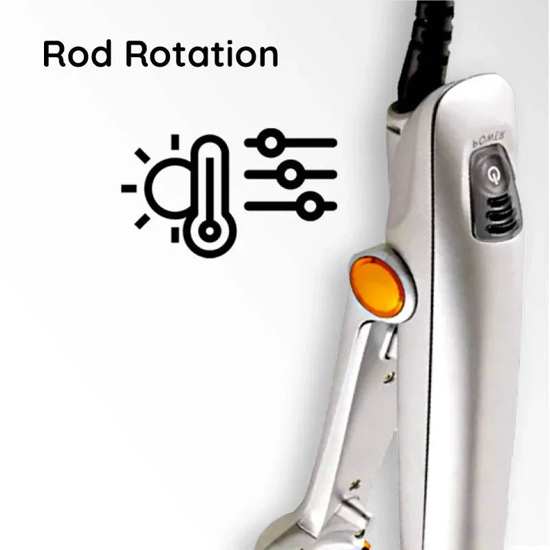 Luxora Professional 2 in 1 Rotierender Eisen-Haarbürste