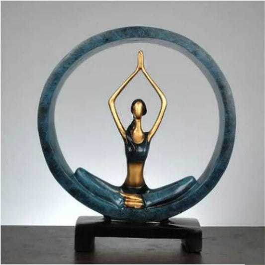 ZenForm - Moderne Yoga-Pose-Statue aus Harz