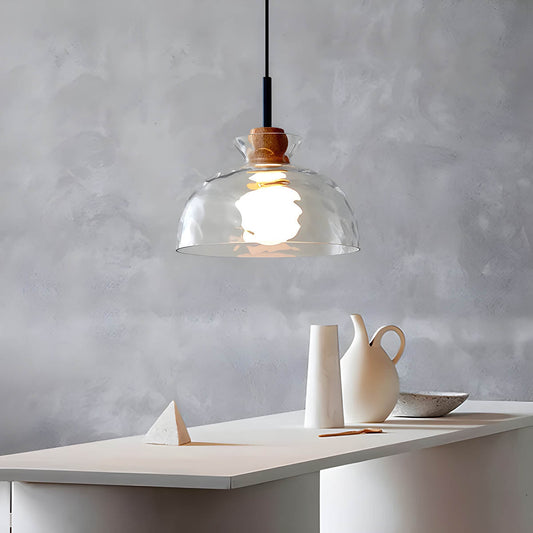 Glas Hängeleuchte TOKYO – Minimalistische Deckenlampe mit 1 oder 3 Köpfen