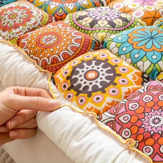Garduru Boho-Mandala Kissen für stilvolle Wohnzimmerakzente