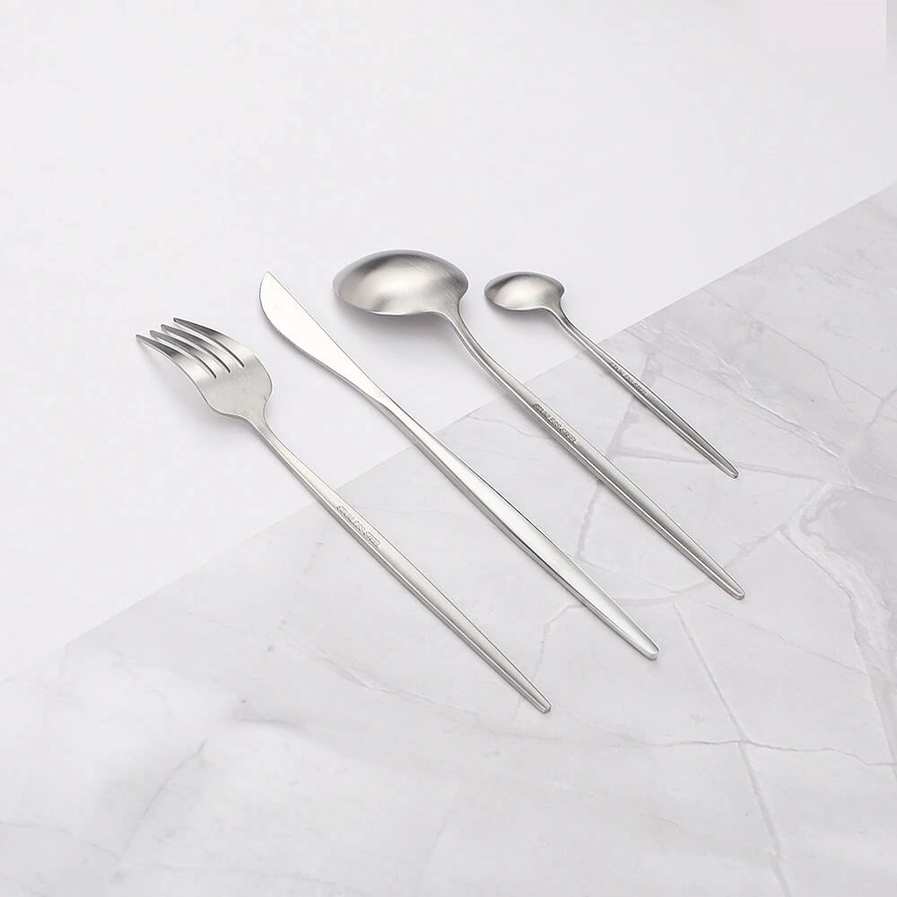 Garduru Minimalistisches Edelstahl Besteckset für Ihr Zuhause