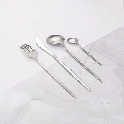 Garduru Minimalistisches Edelstahl Besteckset für Ihr Zuhause