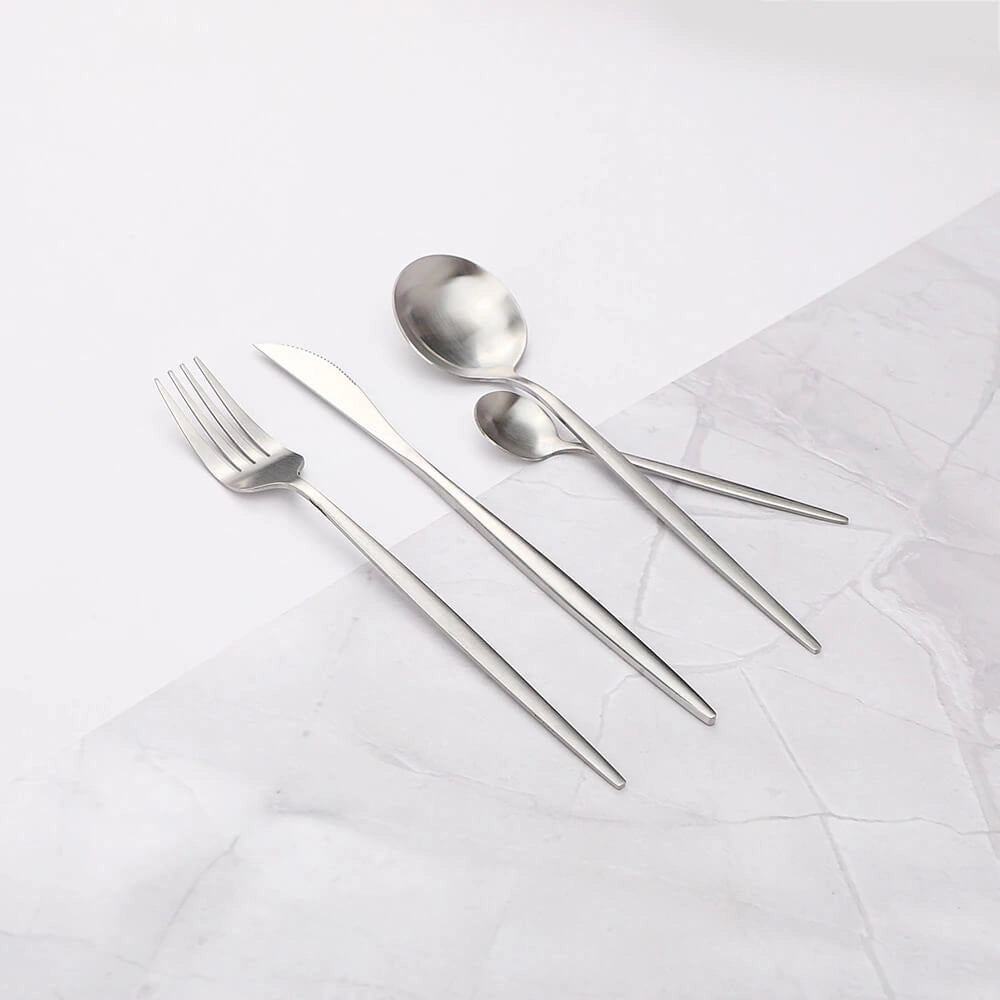 Garduru Minimalistisches Edelstahl Besteckset für Ihr Zuhause