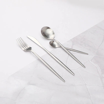 Garduru Minimalistisches Edelstahl Besteckset für Ihr Zuhause