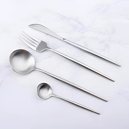 Garduru Minimalistisches Edelstahl Besteckset für Ihr Zuhause