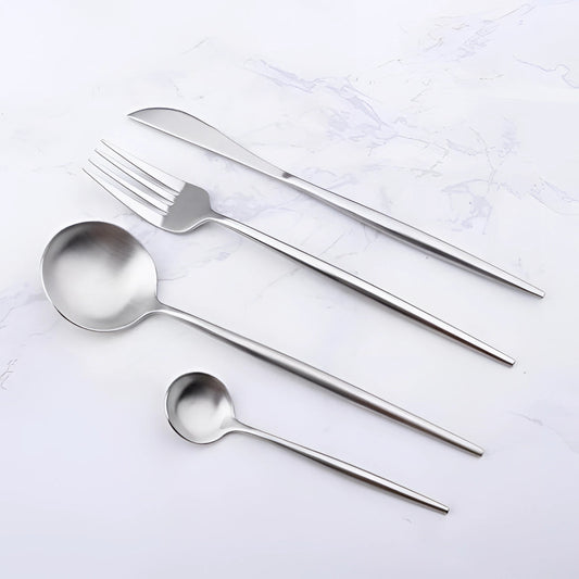 Garduru Minimalistisches Edelstahl Besteckset für Ihr Zuhause